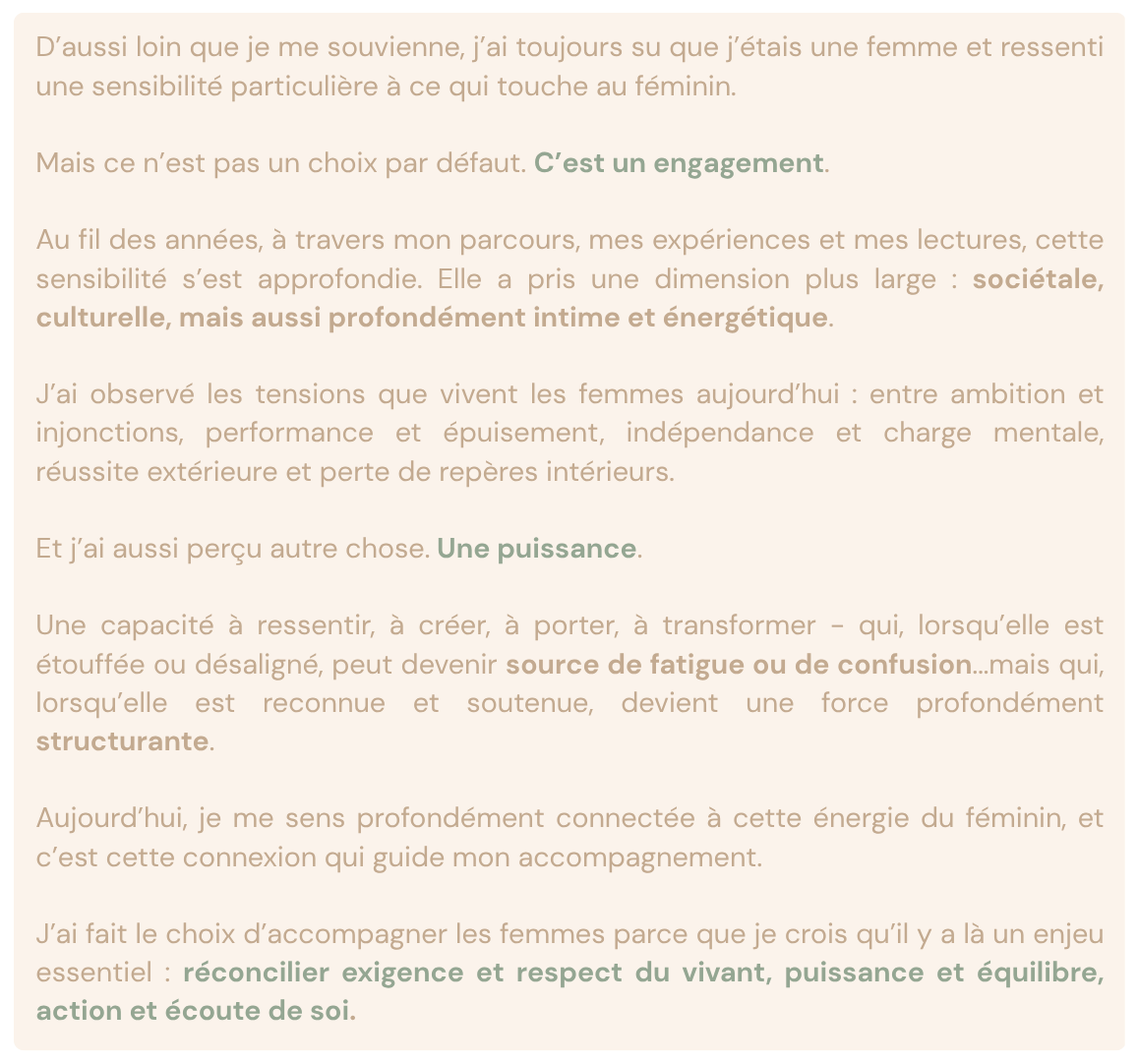 engagement sociétale, culturelle, intime énergétique féminisme charge mentale injonctions indépendance puissance feminin sacré